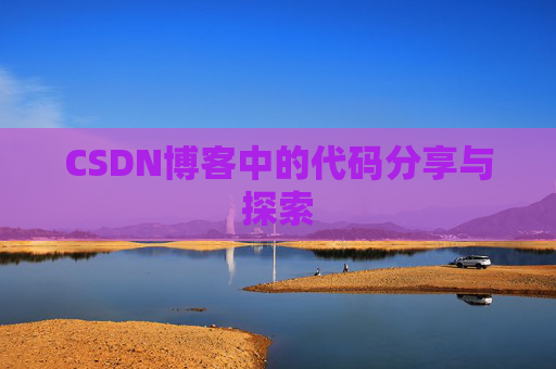 CSDN博客中的代码分享与探索